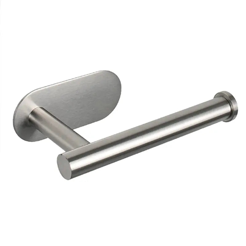 1pc Stainless Steel Paper Towel Holder No Punch
