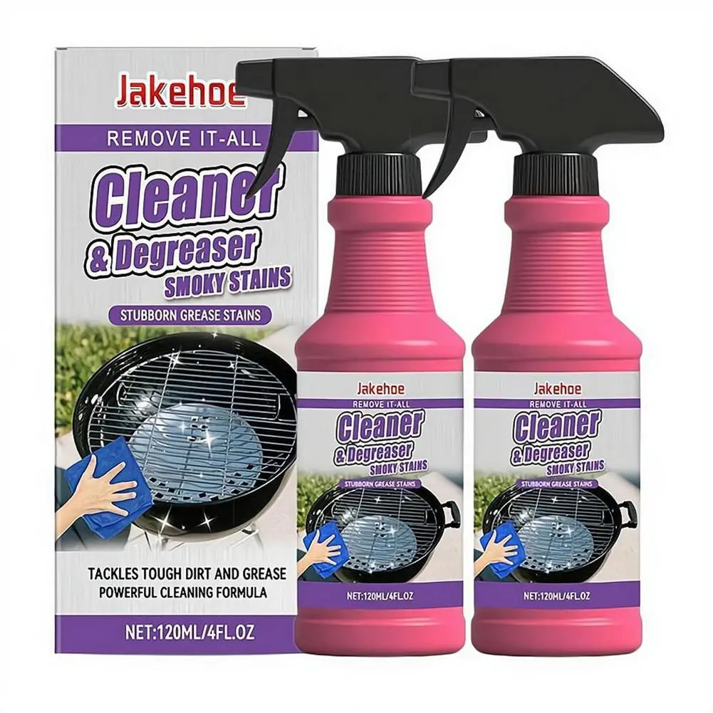 1/2/3pcs Barbecue Grill Cleaner Heavy Duty Grease Degreaser