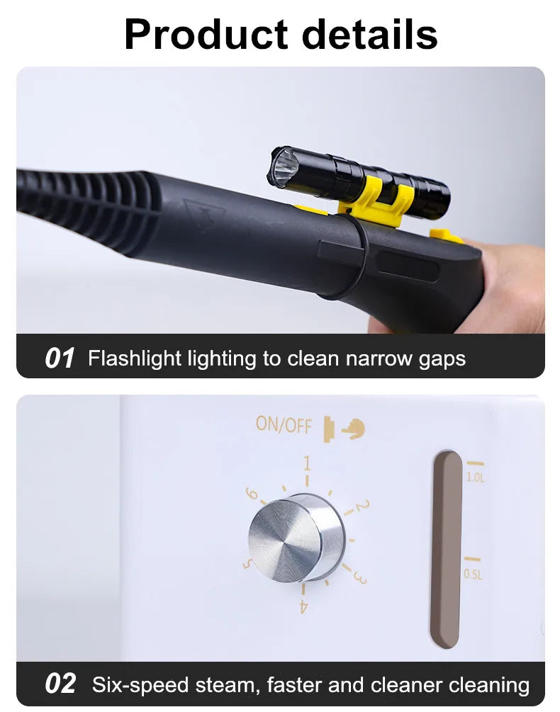 2600w Steam Cleaner Steamer Steam High Pressure Cleaner