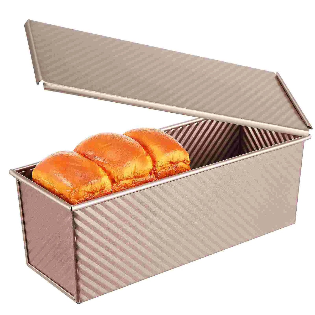 Corrugated Toast Box Metal Baking Mold Lengthen Bread