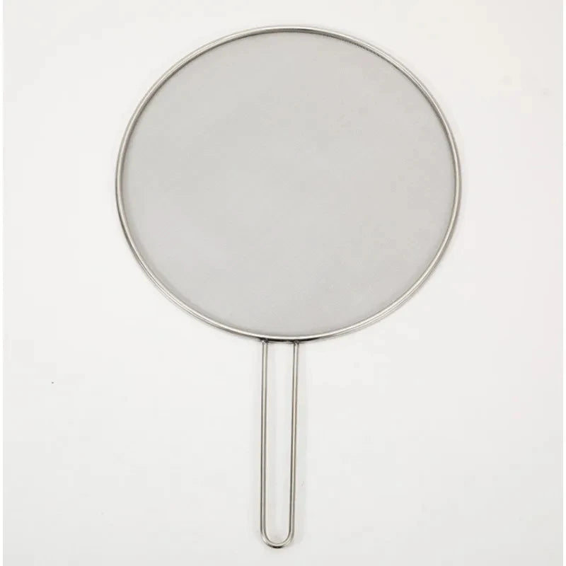 Stainless Steel Splatter Screen Oil-Proofing Lid Spill-Proof