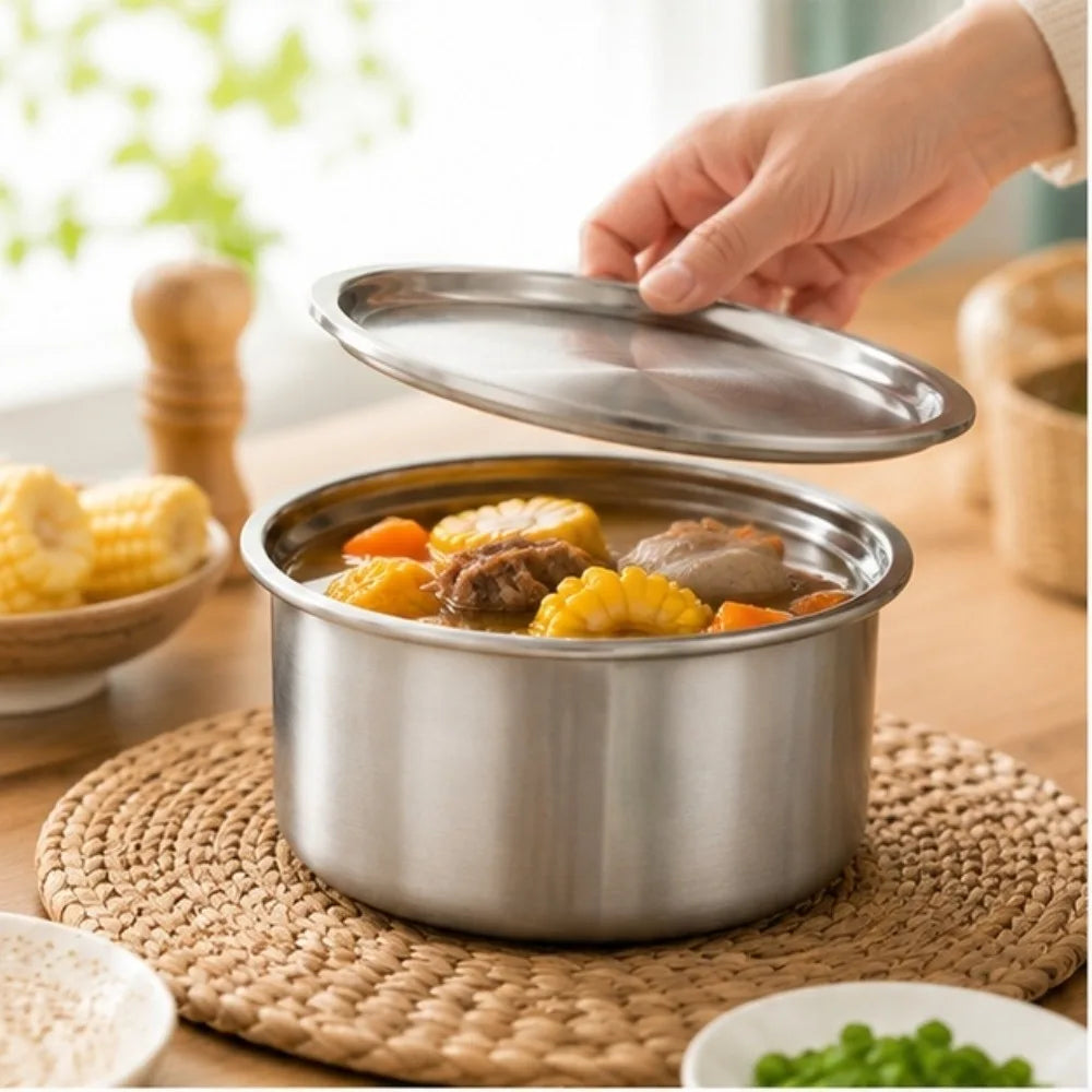 304 Stainless Steel Ramekin Lid Steamed Egg Baby