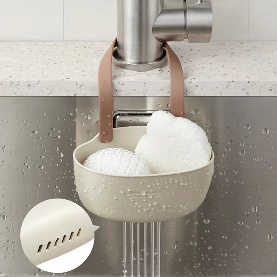 Silicone Sink Holder Sponge Bag Drain Water Basket