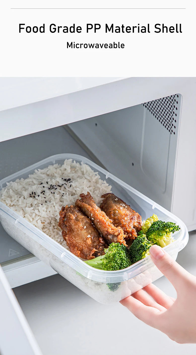 Vacuum Food Storage Box Transparent Storage Container Fridge