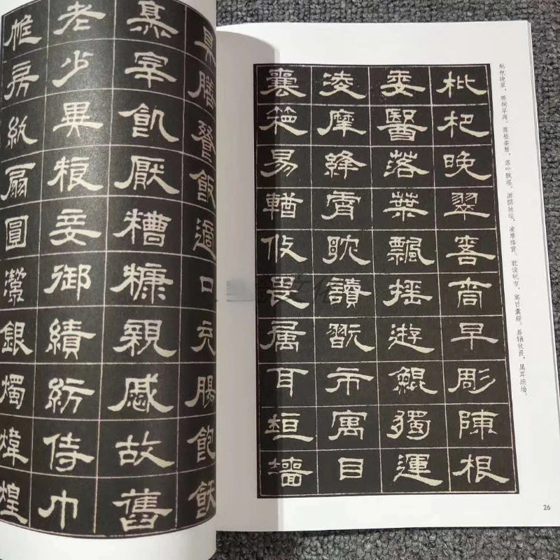 Multiple Styles Calligraphy Copybooks Chinese Thousand