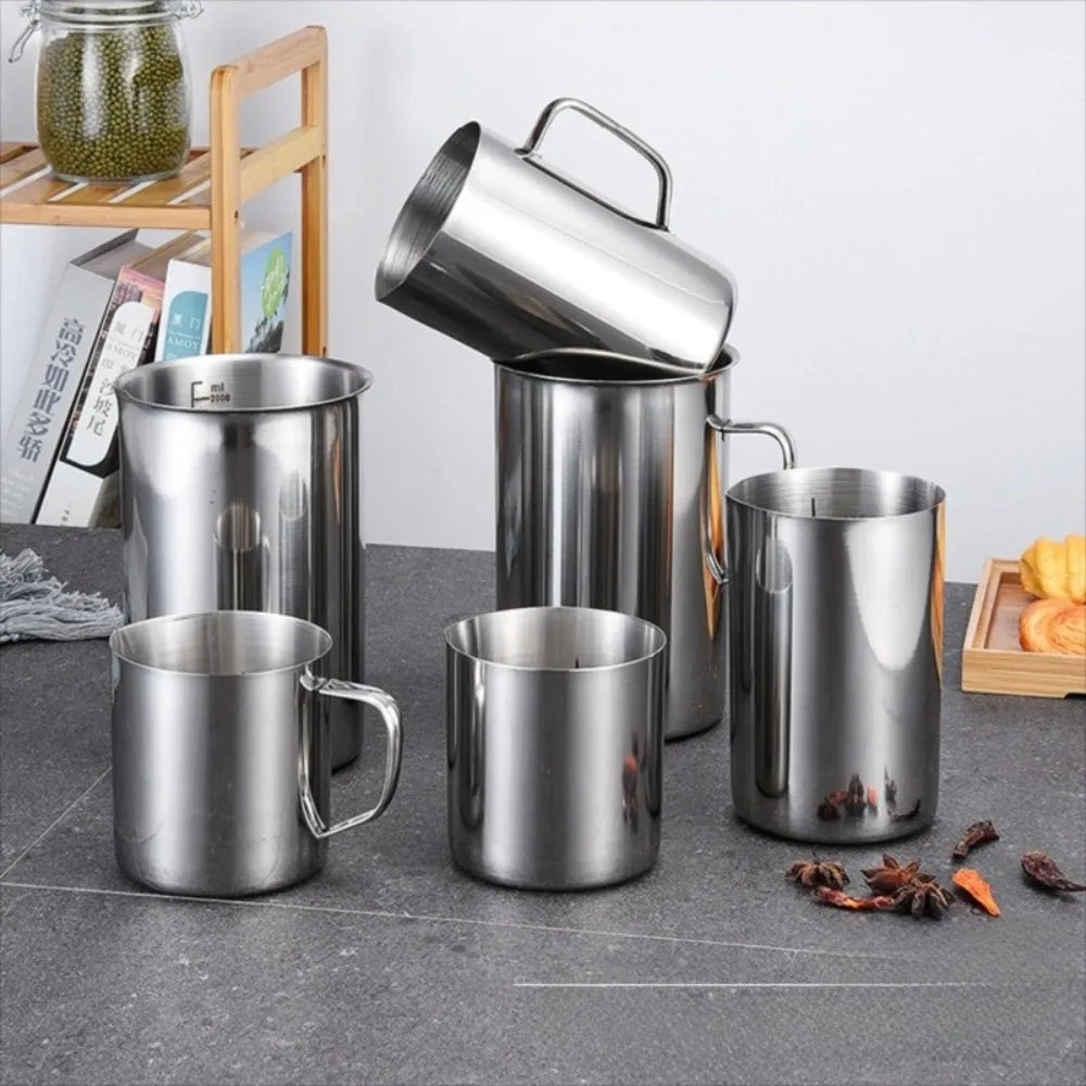 Stainless Steel Laboratory Beaker Scale Graduation Large Capacity