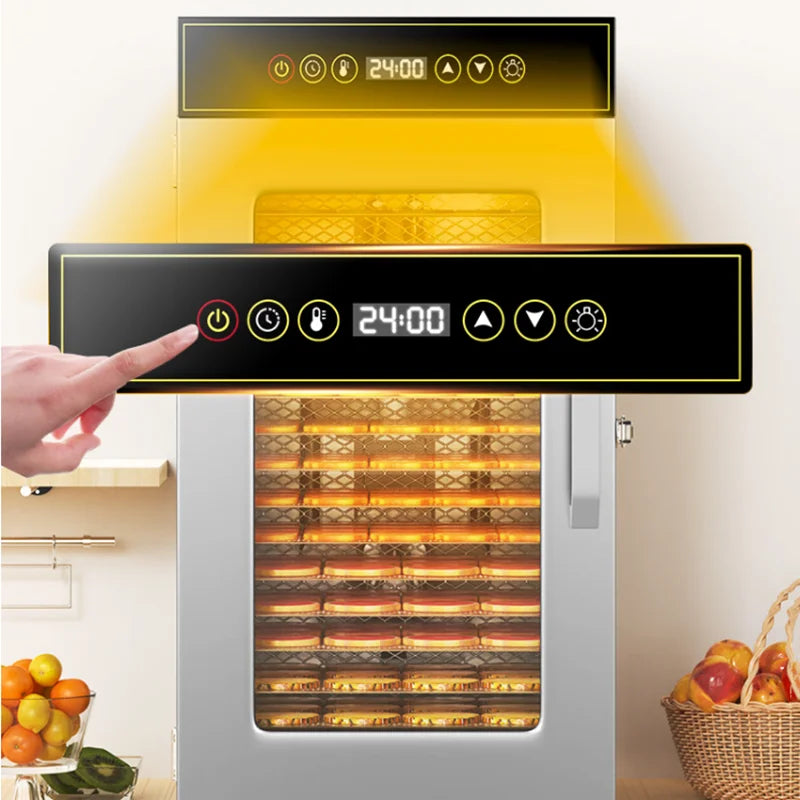 Premium 18 Layers Stainless Steel Food Dehydrator Commercial