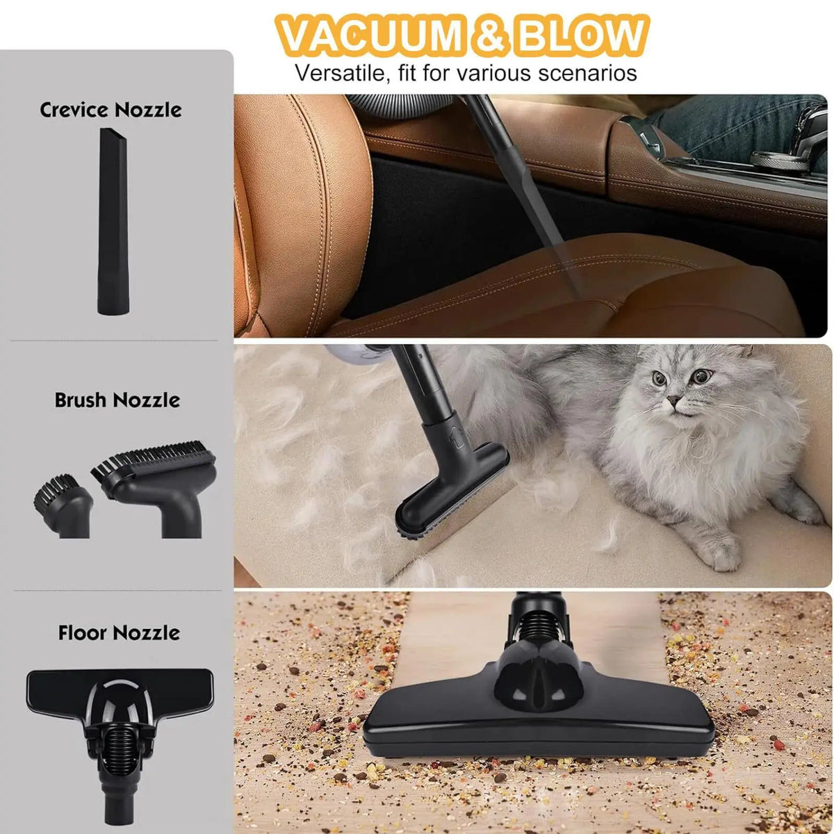 Powerful Wireless Car Vacuum Cleaner Cordless Cleaning Machine