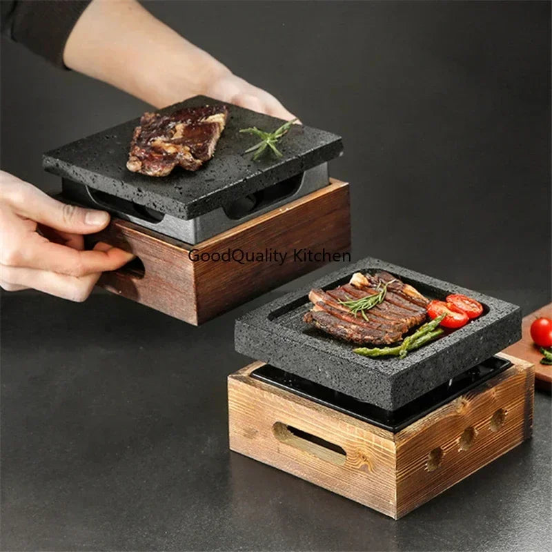 Japanese Barbecue Stove Beef Steak Plate High Temperature