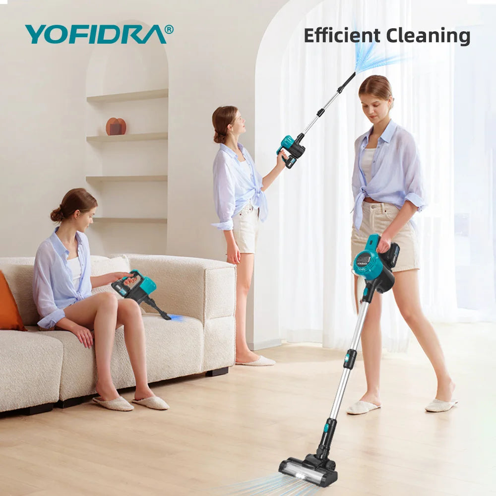Yofidra Brushless Electric Vacuum Cleaner 1800w Cordless Powerful