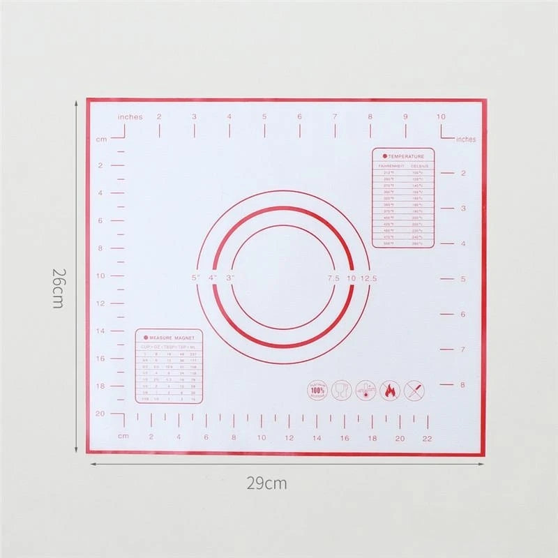 Silicone Baking Mat Pad Baking Sheet Pizza Dough