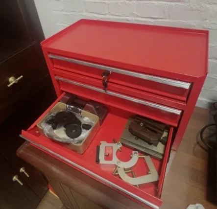 Three Layer Desktop Toolbox File Cabinet Storage Box