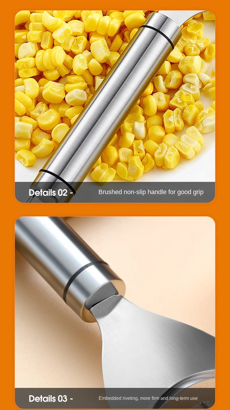 Stainless Steel Corn Stripper Peeler Cob Cutter Thresher