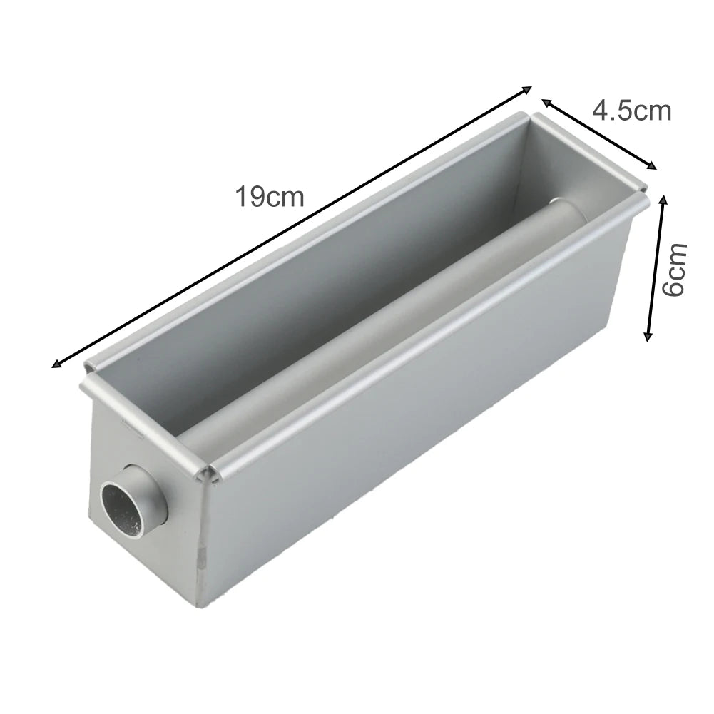 Aluminium Alloy Square Bread Loaf Pan Center Tube