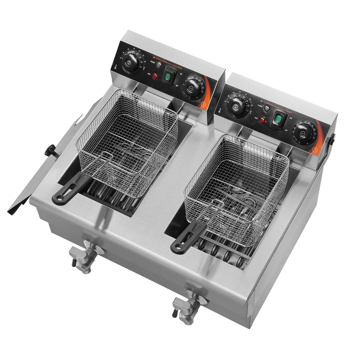 Succebuy 12l Electric Deep Fryer W/Dual Removable Tanks