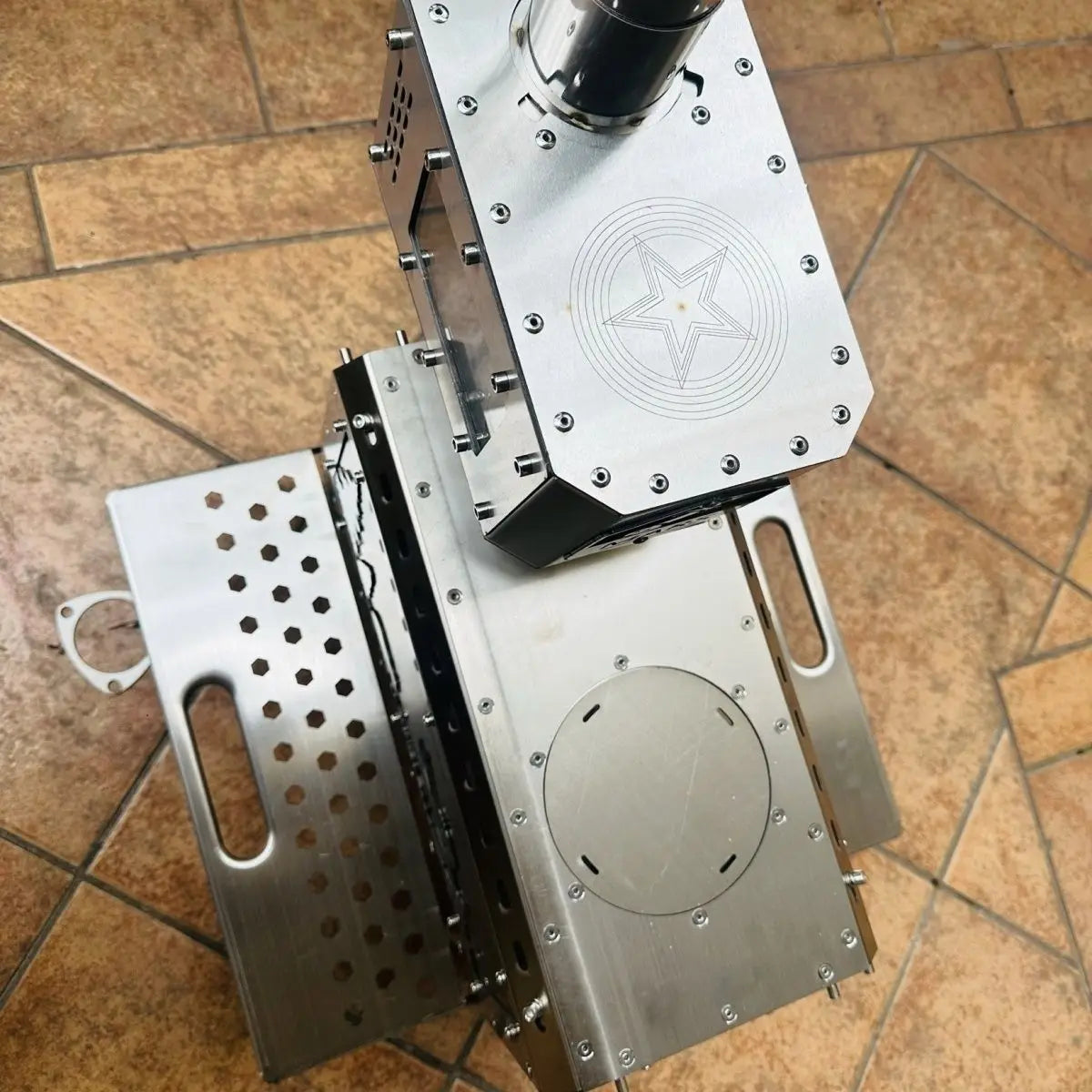 Camping Firewood Stove Anti Spark Mars Heating Chimney