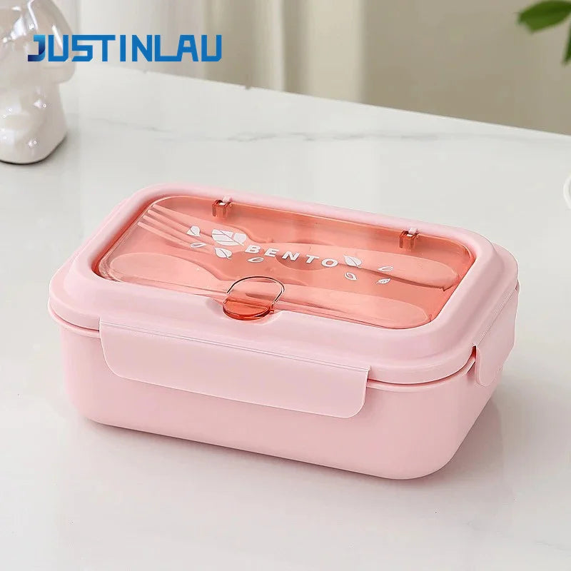 Lunch Box Children School Office Bento Box Compartment