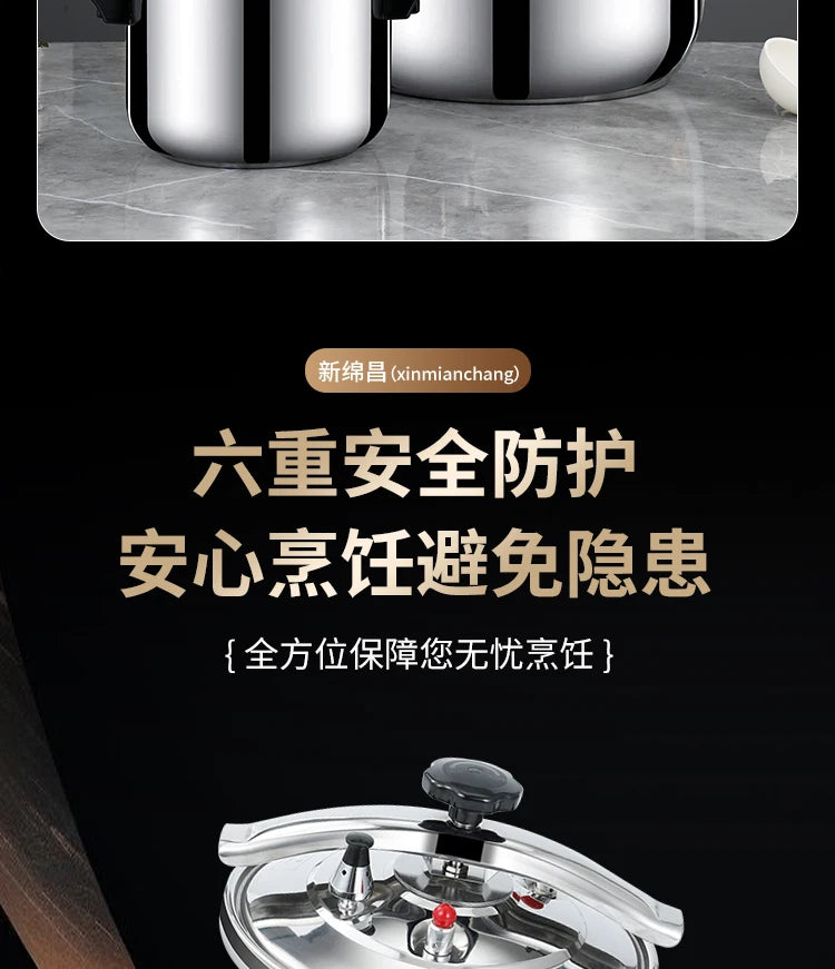30 Quart Olla De Presion Grande & Stainless
