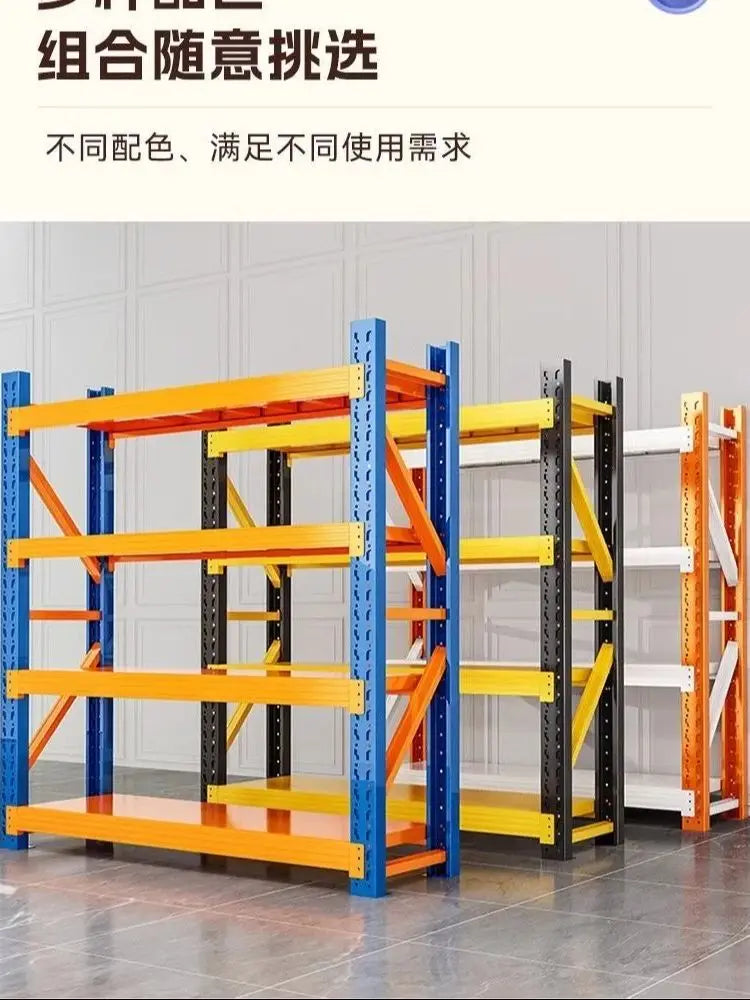 Multi-Layer Storage Shelves Supermarket Cargo Display Racks