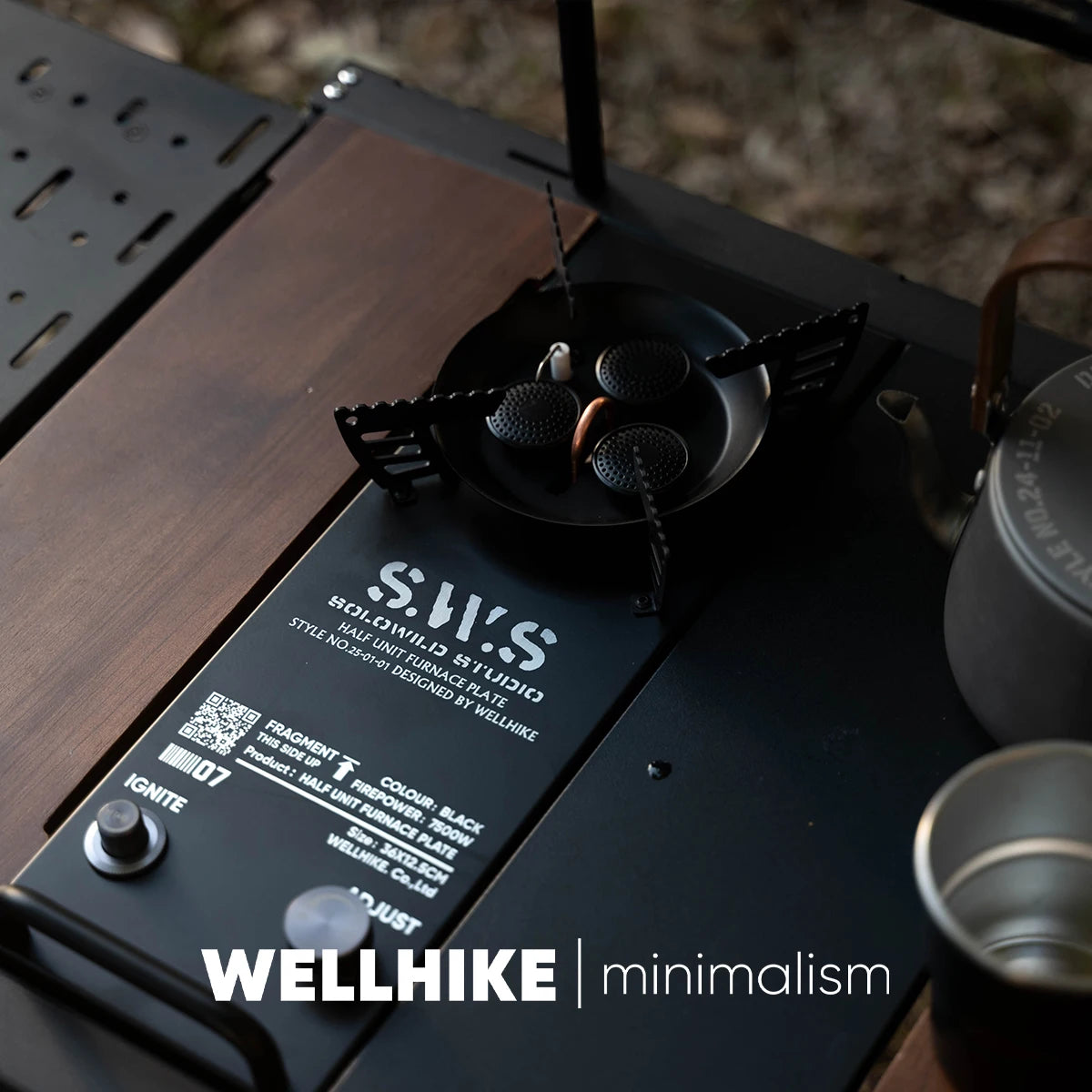 Wellhike Outdoor Sws Half-Unit Igt 3-Burner Stove 7500w