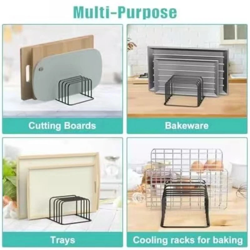 5-Tier Cutting Board Rack Carbon Steel Cutting Board
