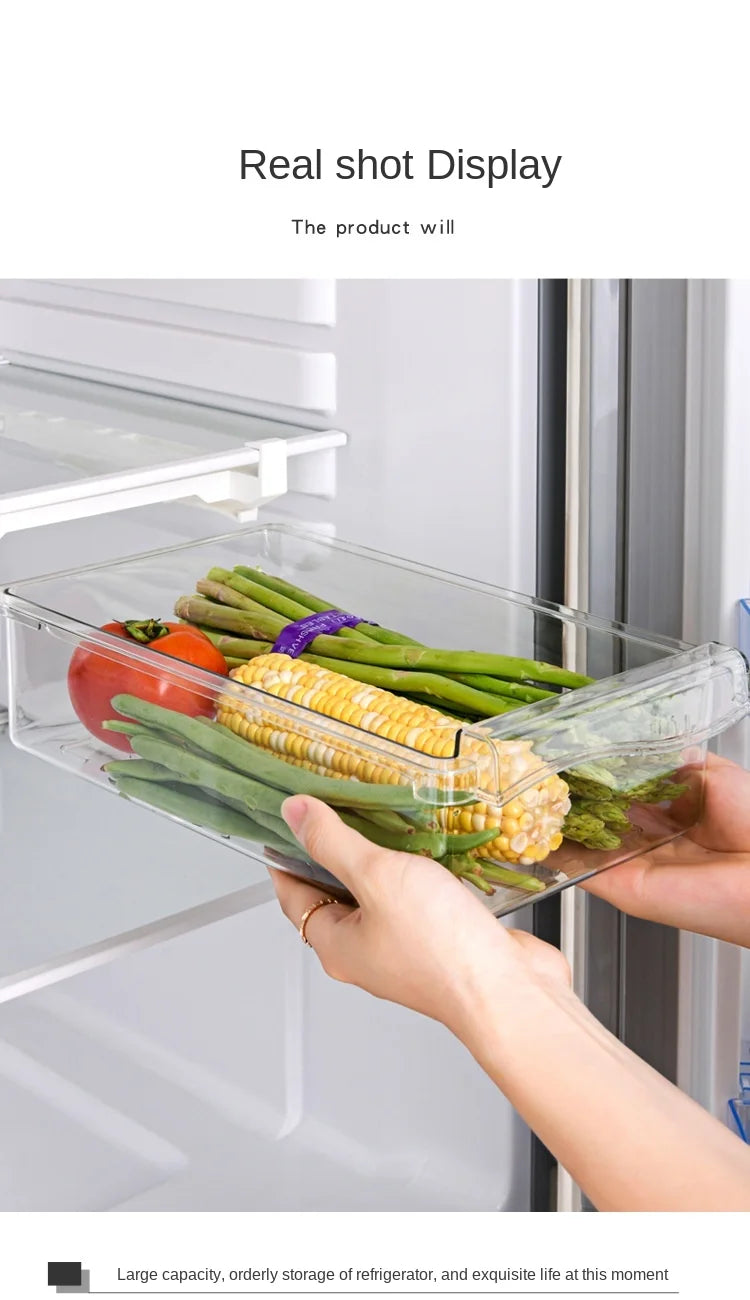Fridge Organizer Fruit Egg Refrigerator Storage Rack Under-Shelf