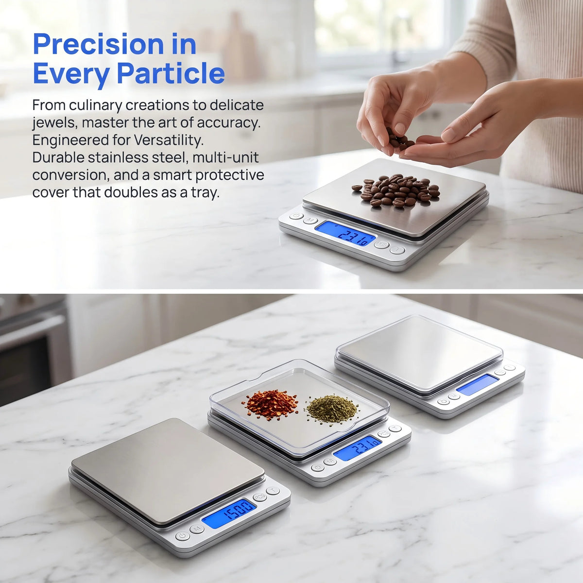 Digital Scale Stainless Steel Food Scale Lcd Display
