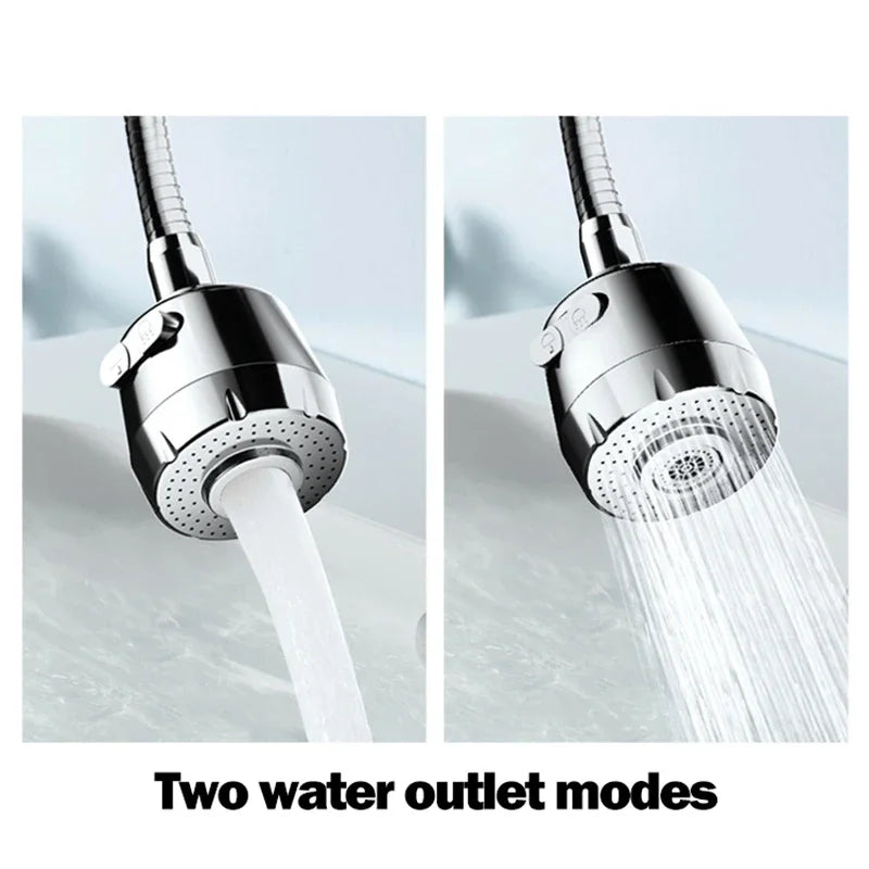Modes 360 Rotatable Bubbler High Pressure Faucet Extender