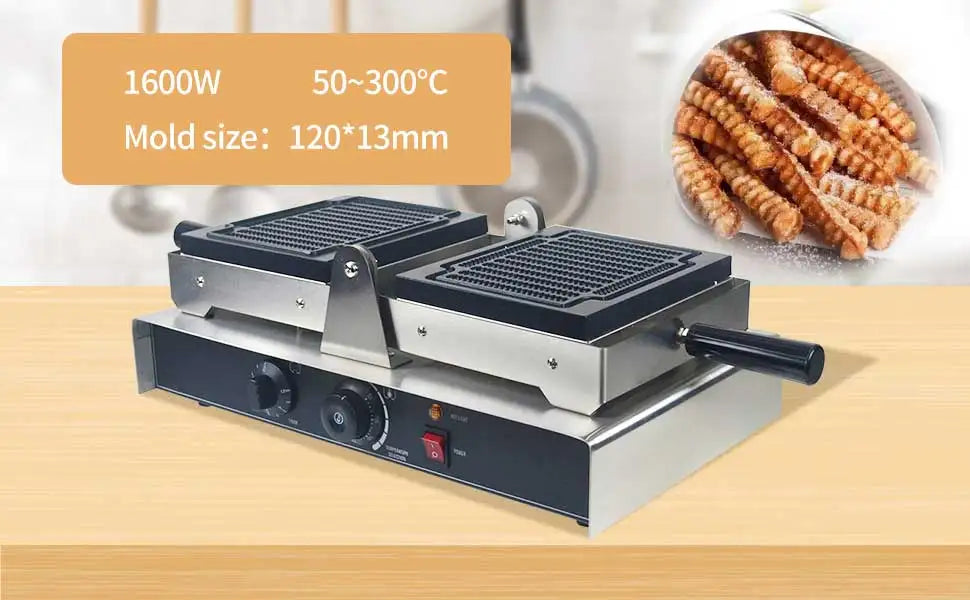 Xeoleo Electric Waffle Maker 1600w Threaded Shape Waffle