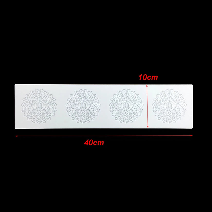 Silicone Lace Fondant Cake Decorating Baking Mat Embossing