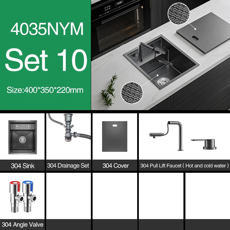 Asras Sus 304 Nanometer Hidden Island Sink Rice