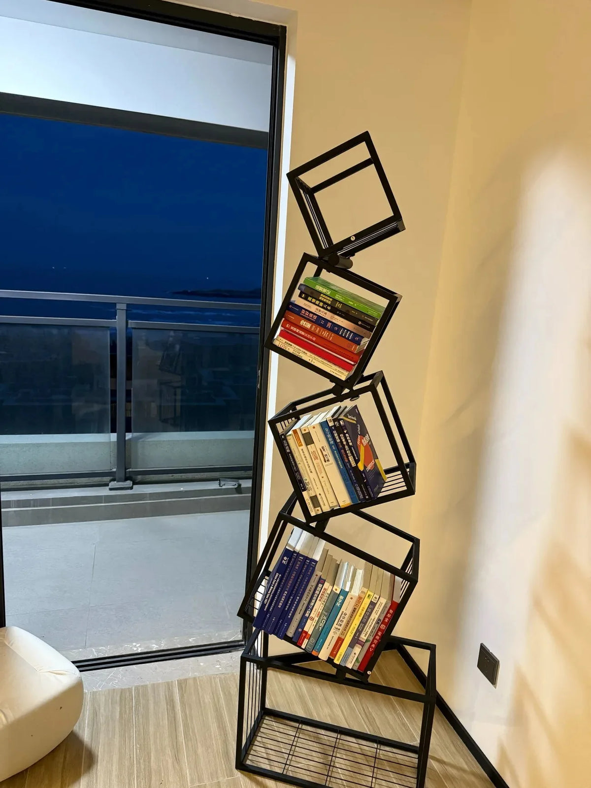 Modern Living Room Decor Iron Art Shelf Office
