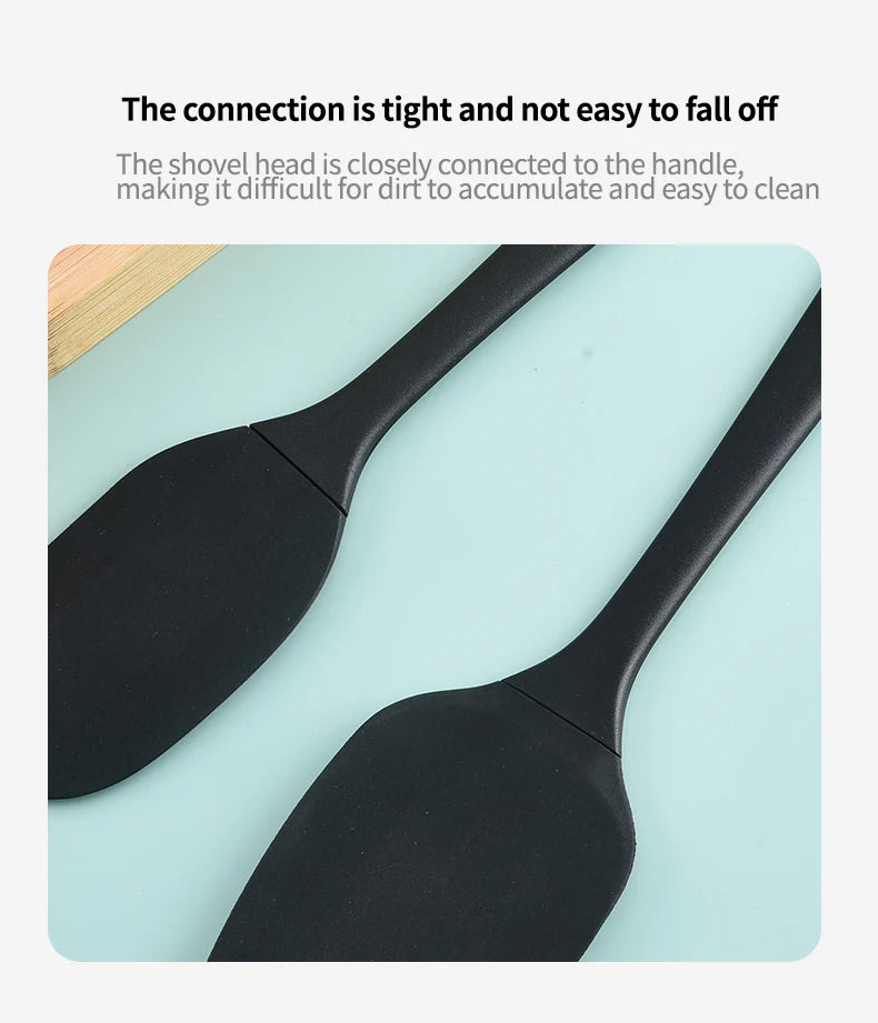 Silicone Kitchenware 6-Piece Cream Scraper Spatula Oil Brush