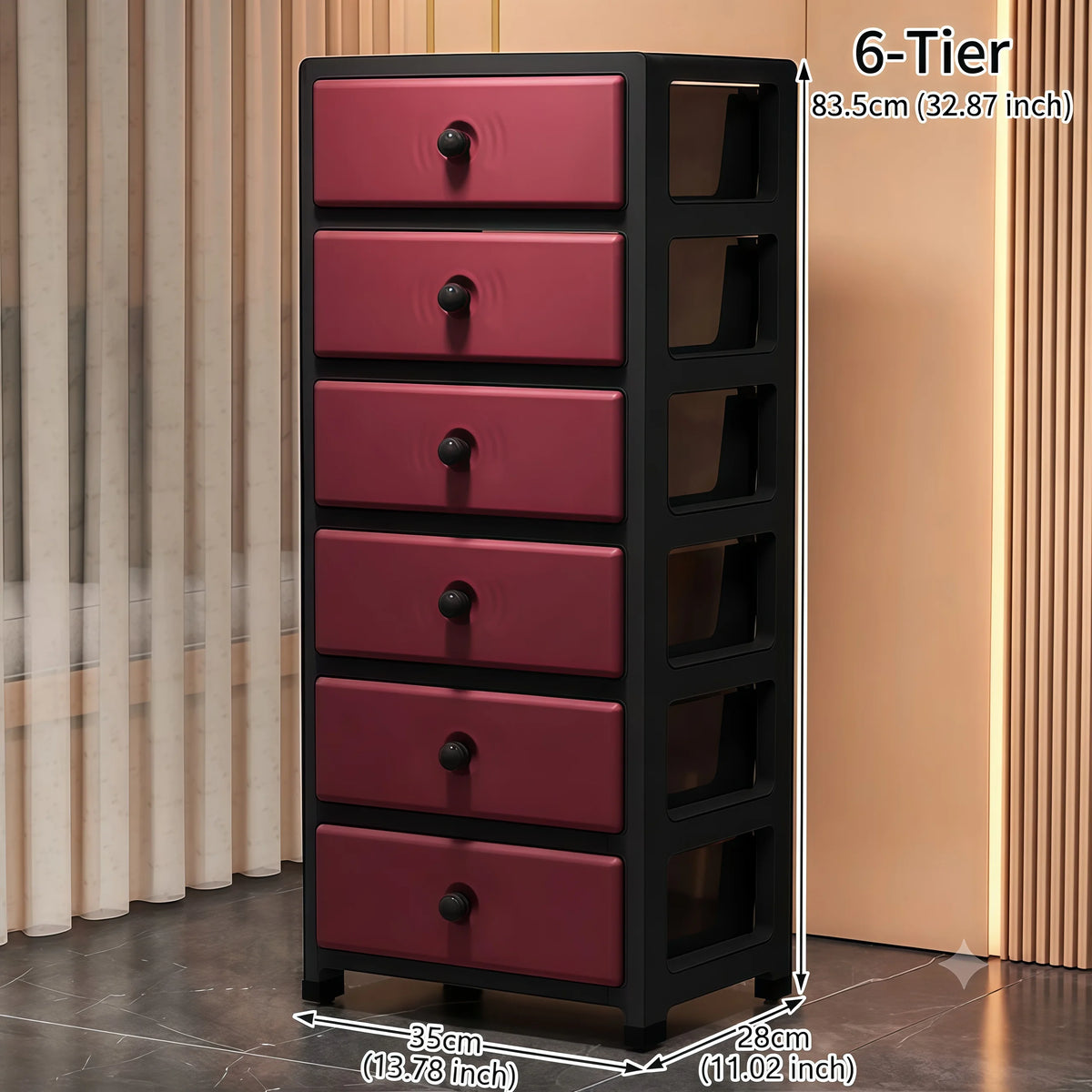Drawer-Style Storage Cabinet - Living Room Storage Cabinet
