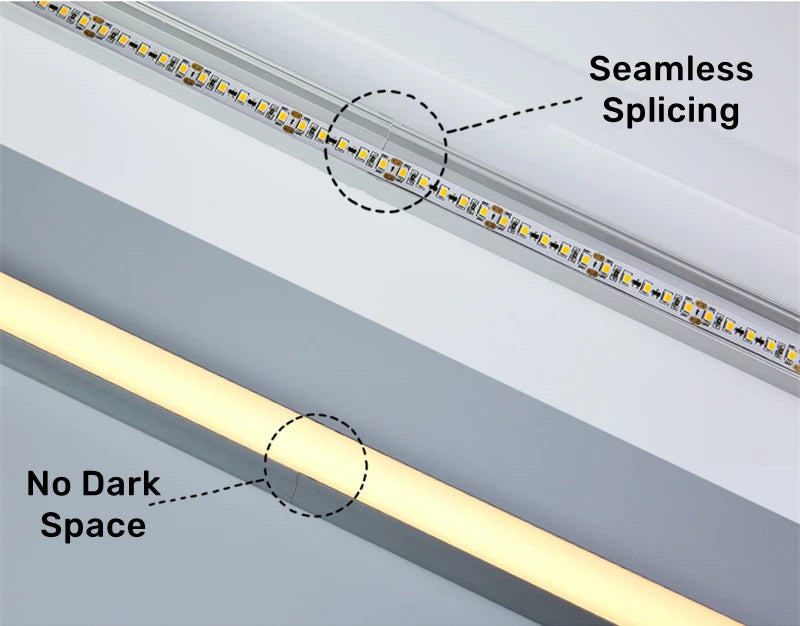 Rose Gold U/Yw Style Led Aluminum Profile 5050