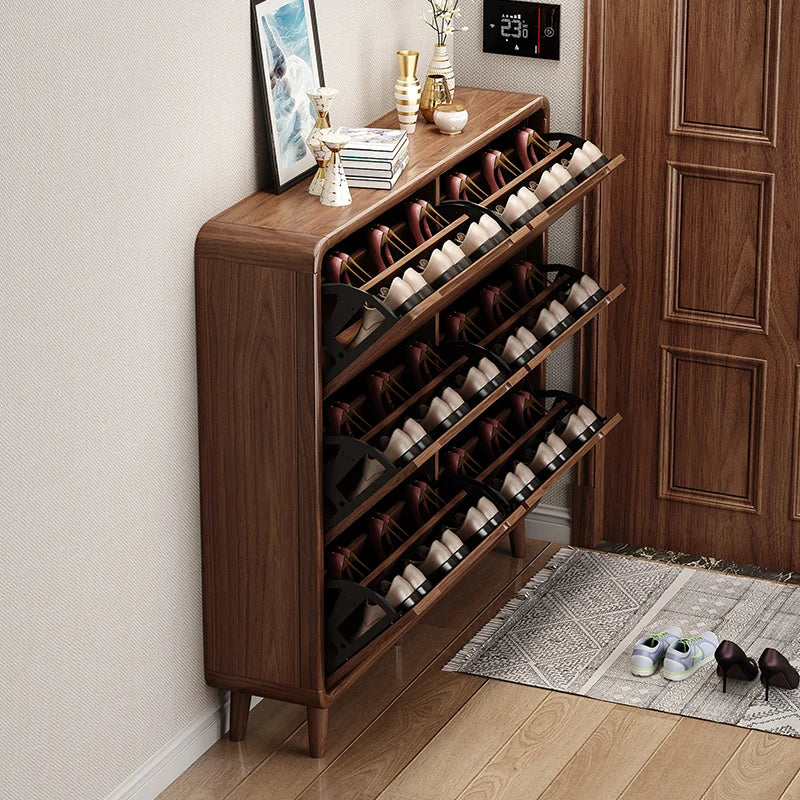 Modern Organizer Shoe Cabinet Storage Mobile Display Living