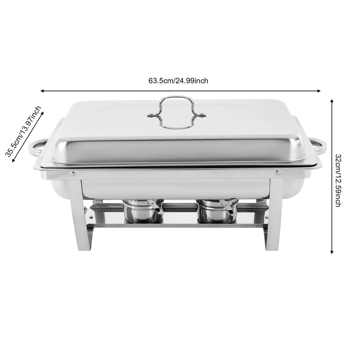 Stainless Steel Chafing Dish Buffet Rectangular Catering Chafer