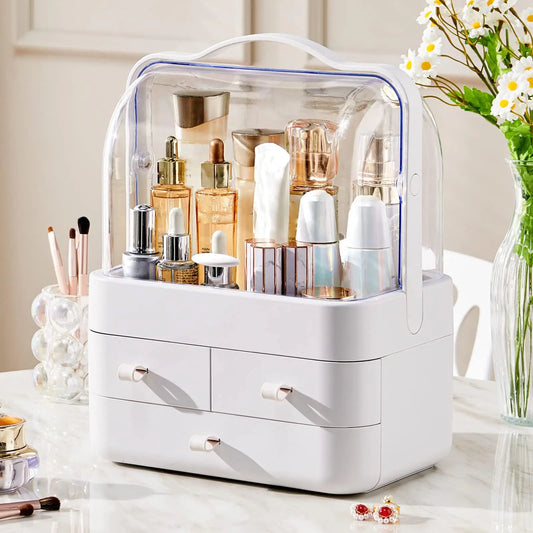 Cosmetic Organizer Countertop Organizer Dresser Lid Drawer