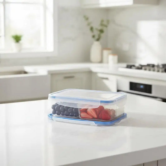 Reusable Plastic Food Storage Containers Airtight Lids