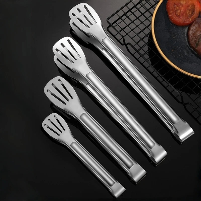 Stainless Steel Food Tongs Barbecue Tongs Meat Salad