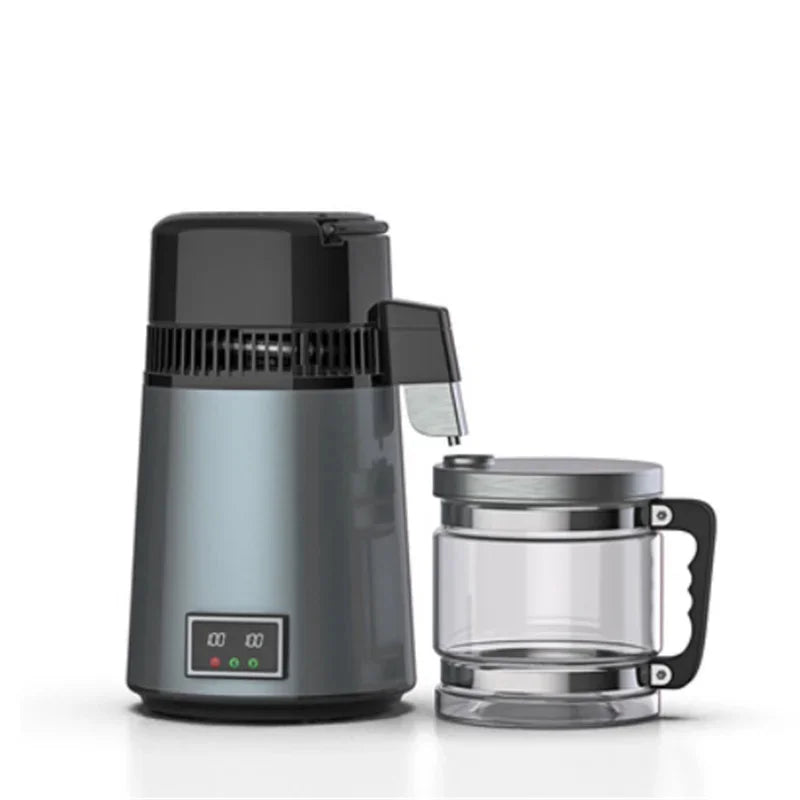 Water Distiller W/ Glass Container 750w 1gal/4l Capacity