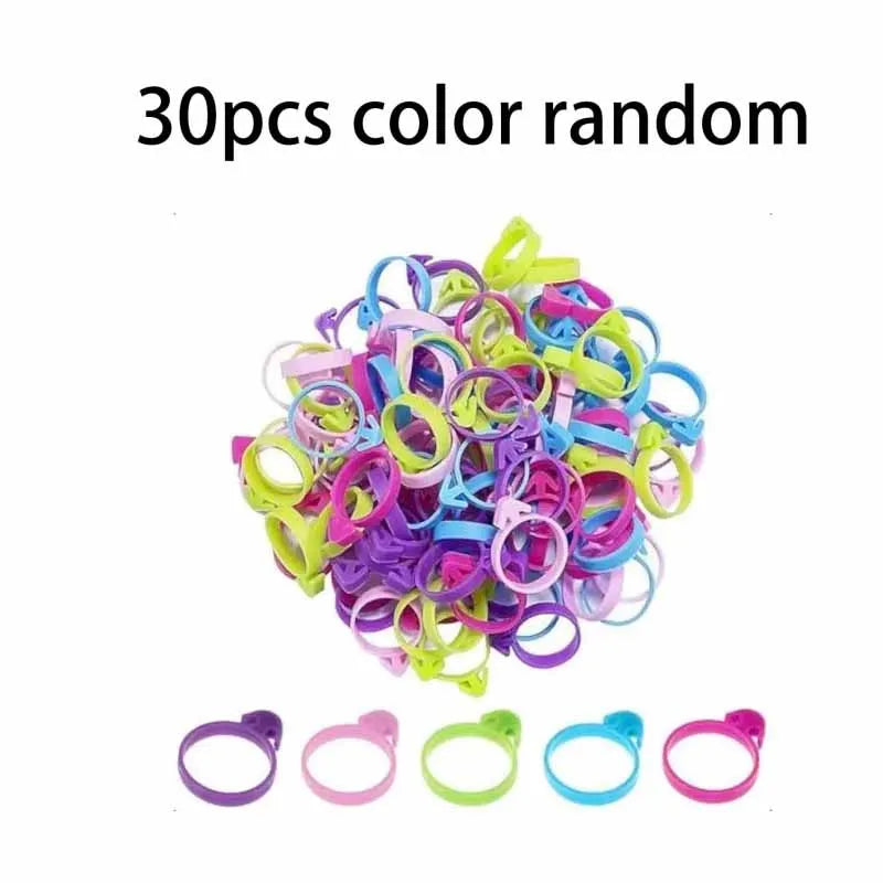 5pcs/10pcs/20pcs/30pcs/50pcs Random Color Icing Piping Rings