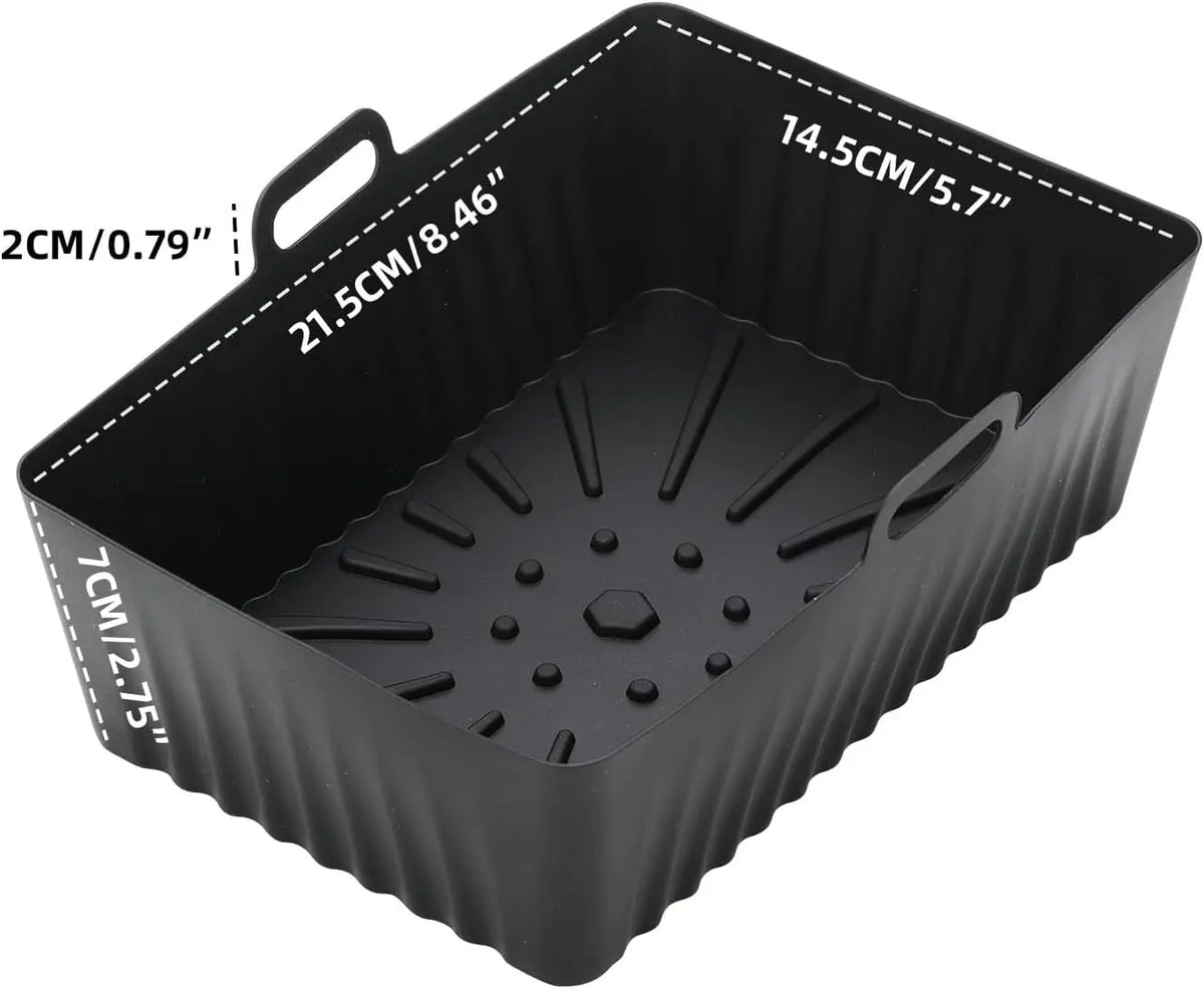 Silicone Mould Air Fryer Rectangular Baking Mould Air