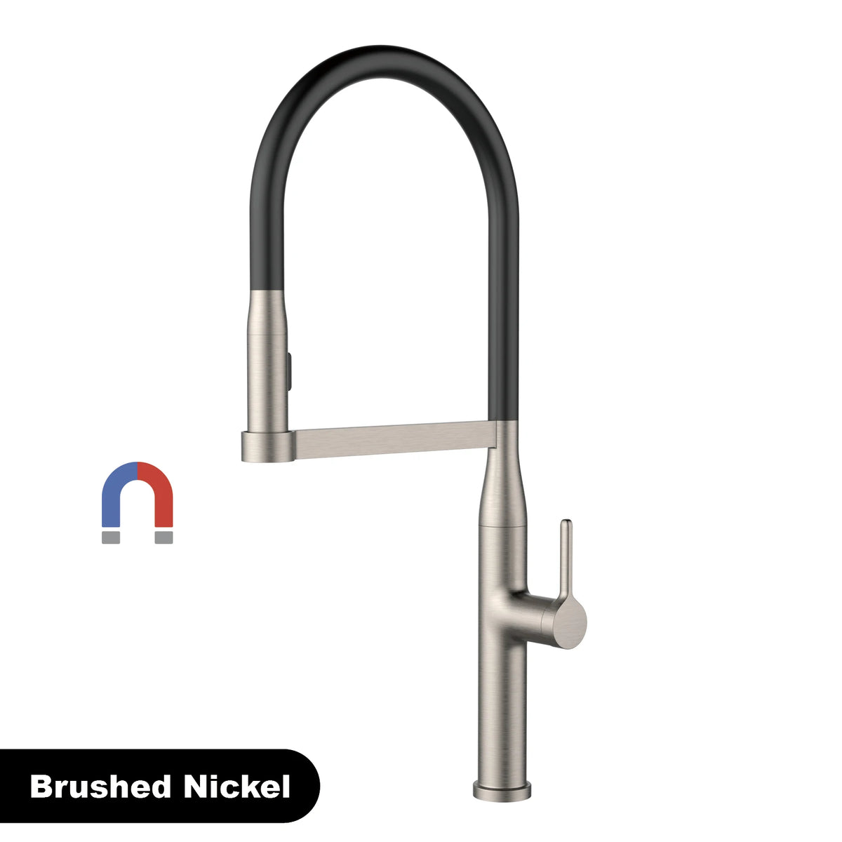 Luxury Brushed Gold Brass Pull Out Faucet Ceramic