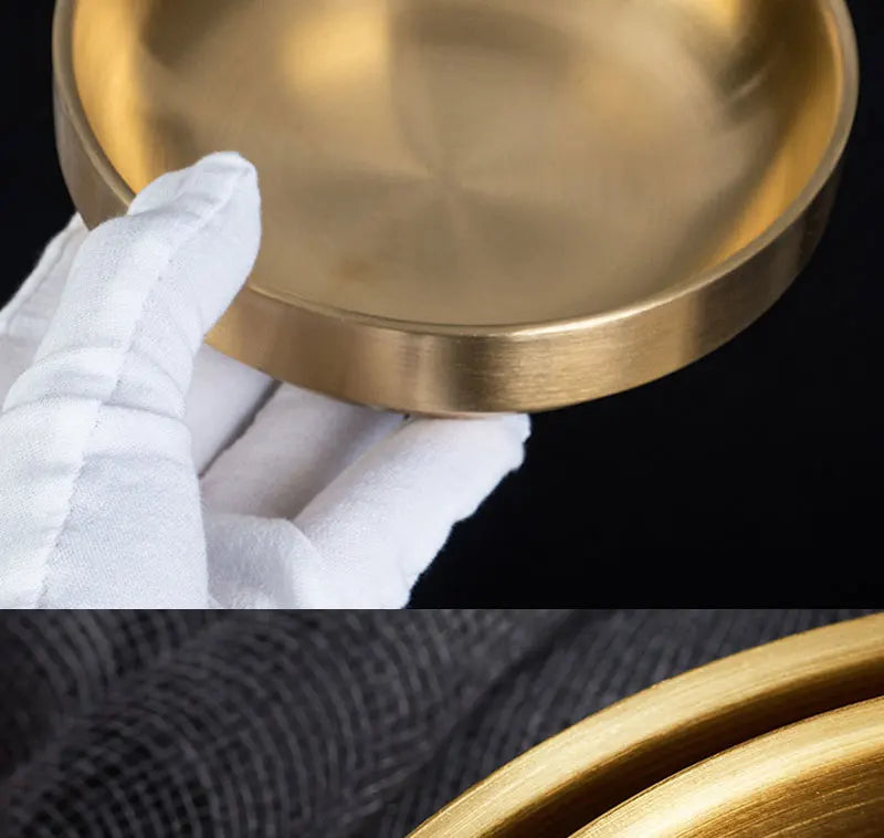 Stainless Steel Sauce Dish Small Dish Kimchi Dish
