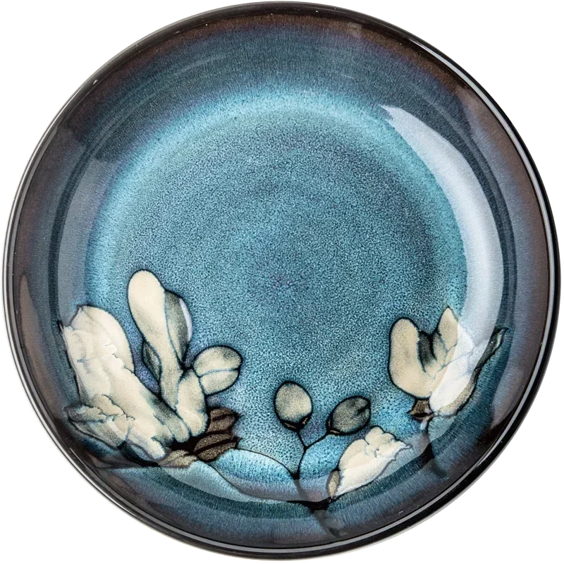 Chinese-Style Ceramic Deep Plate Salad Plate Disc Personality