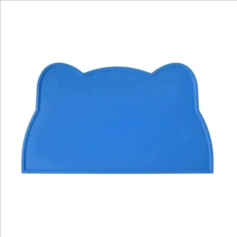 1pc Cat Dog Meal Mat Pet Silicone Mat