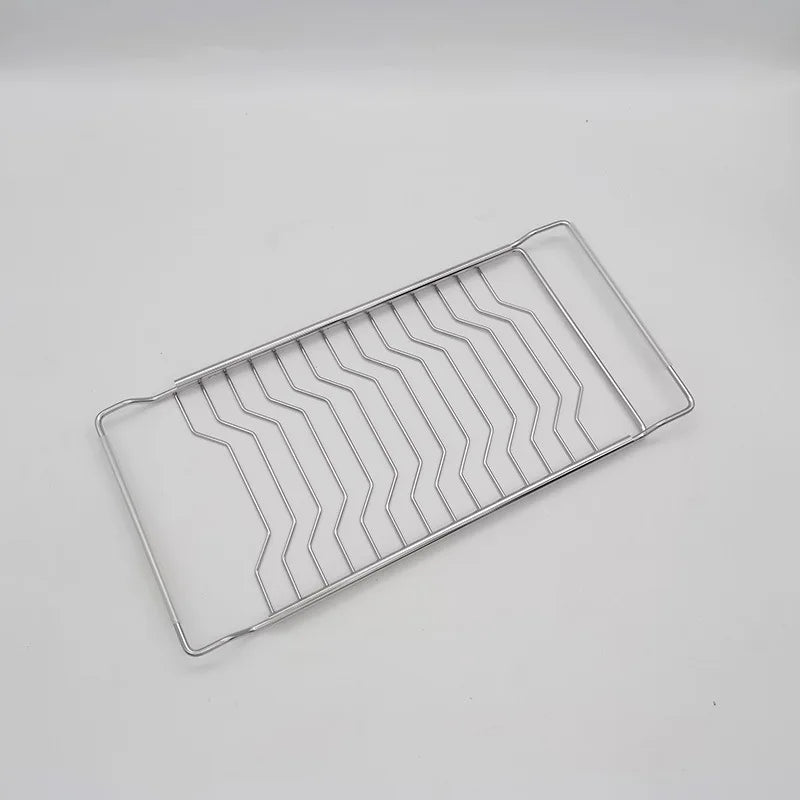 Drain Rack Expandable Over Sink 304 Stainless Steel