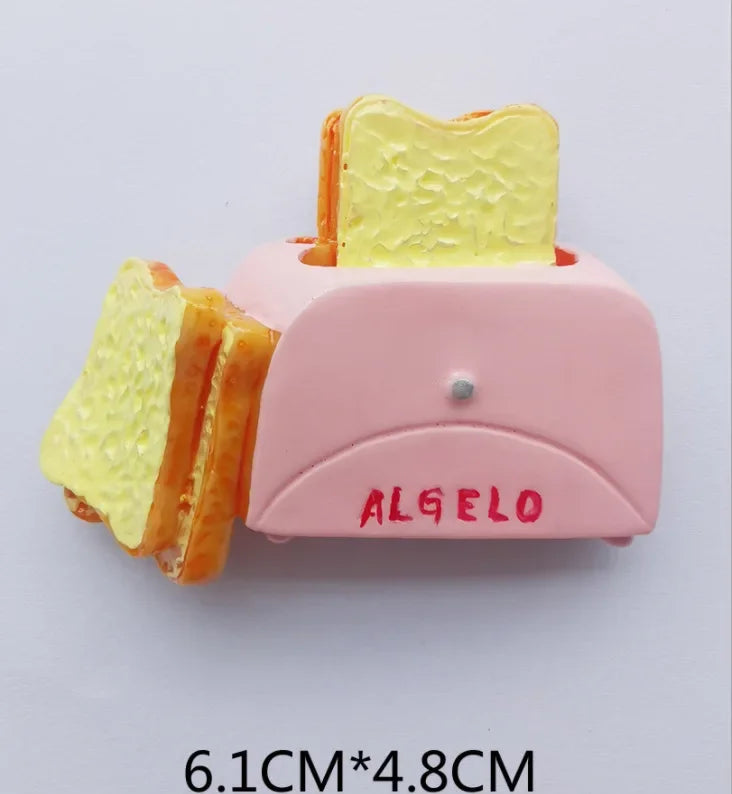 Girl Is Cute Creative Resin Refrigerator Magnets Emulating