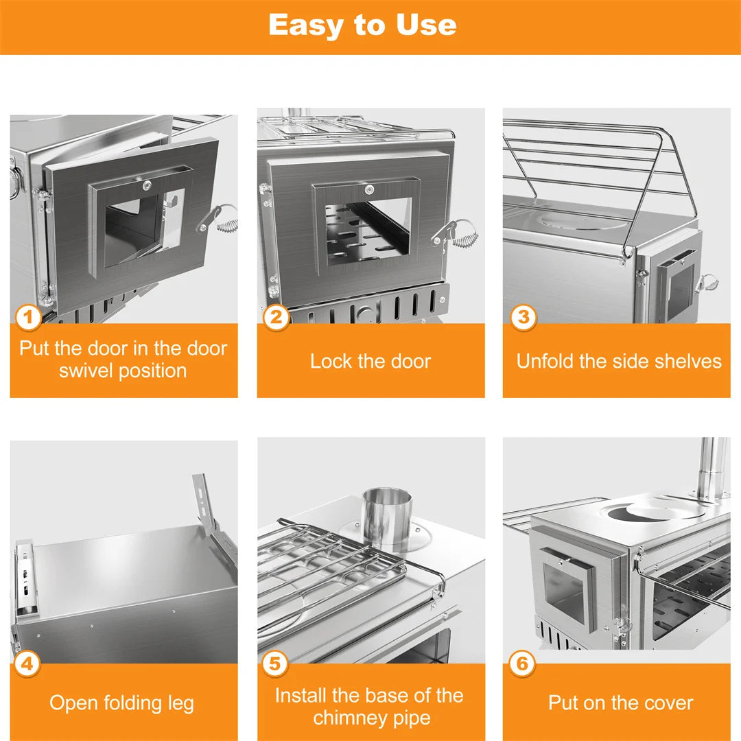 Tent Stove Unho Wood Burning Stove Wood Stove